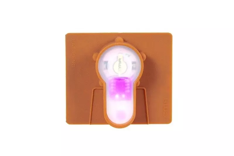 Lightbuck V electronic marker  - orange (pink light)