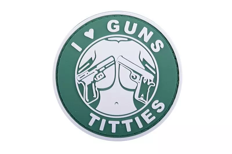 Patch 3D - J'aime les seins des armes à feu