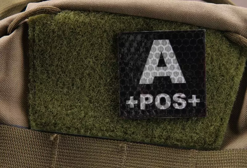 Parche IR con grupo sanguíneo: UN PUNTO DE VENTA