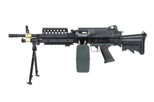 Fusil mitrailleur ASG A&K Cybergun MK46 Noir