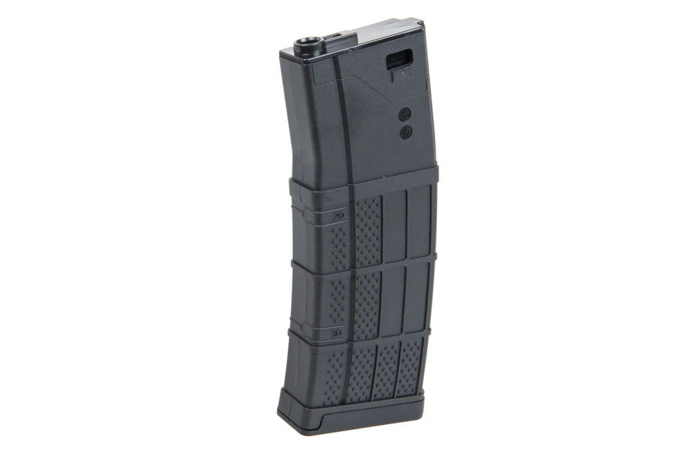 Polymeer Mid-Cap magazijn voor 175 Tornado kogels voor M4/M16 replica's Zwart