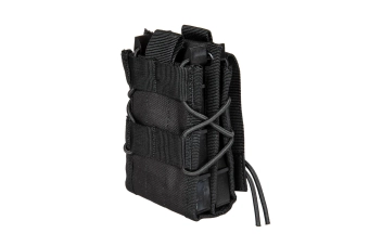 Doble pouch para fusil teja - negro