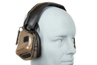 Wosport HD-12 protecteurs d'oreilles actifs IPSC Gen 5 version Tan