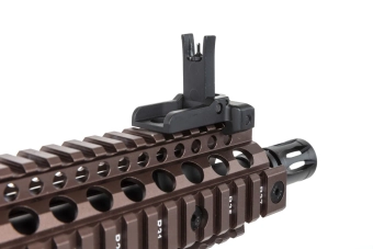 Carabina Golden Eagle Daniel Defense MK18 MC6593MTT GBB Plana Tierra Oscura airsoft