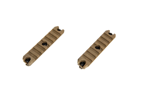 Polímero raíl M-LOK 3.5 (2 piezas) - tierra oscura"
