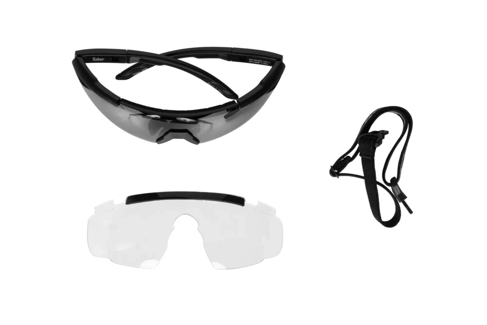 Wiley X® SABER ADV Matte Black glasses - Smoke Grey / Clear