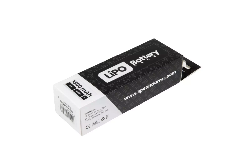 LiPo 11,1V 1300mAh 15/30C Battery - Butterfly Configuration - T-Connect (Deans)