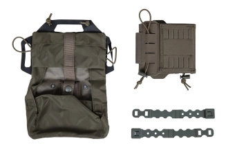 Trousse de secours tactique avec panneau Molle Wosport Ranger Green