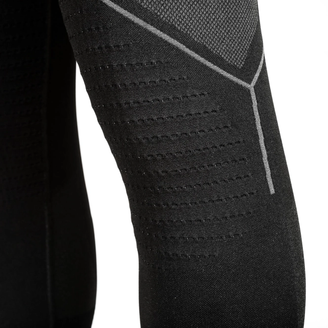 Men's Alpinus Tactical Base Layer thermal trousers Black Grey