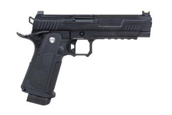 Arcturus Vanguard 5" Hi-Capa GBB Pistola airsoft Preparada para Óptica Negro