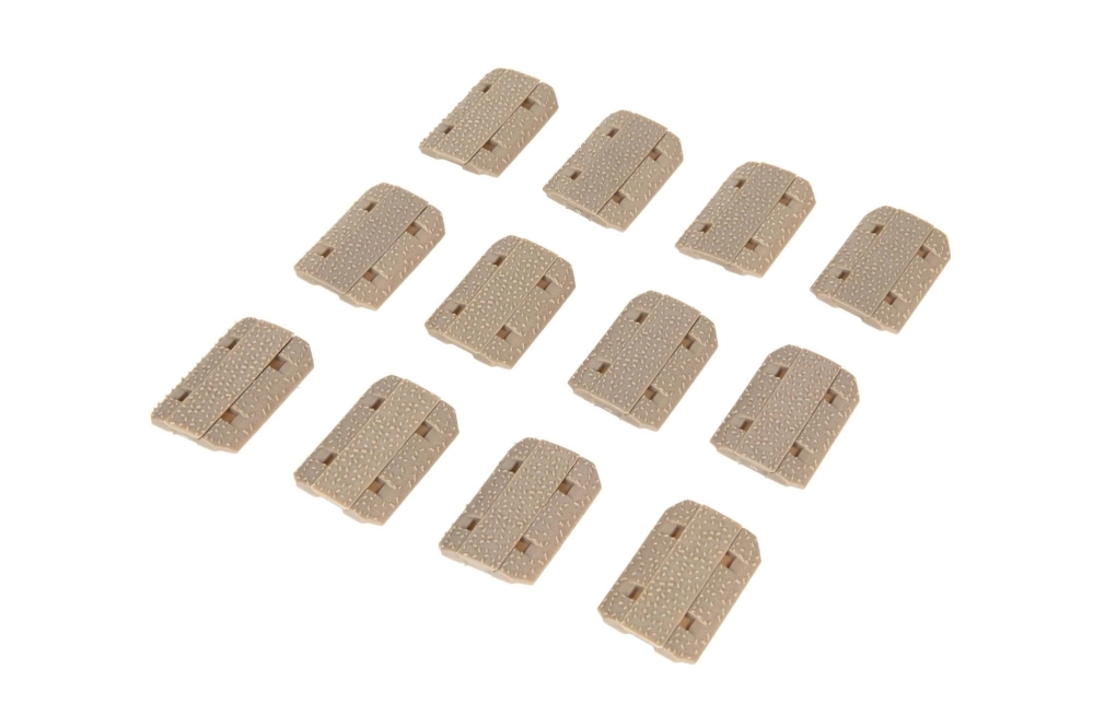 Set de couvertures Type2 pour rail KeyMod - tan