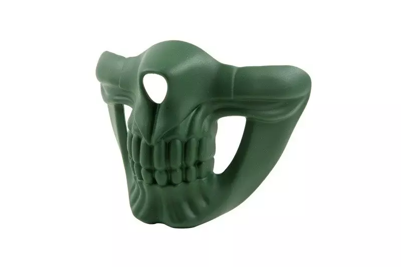 Masque crâne - vert olive