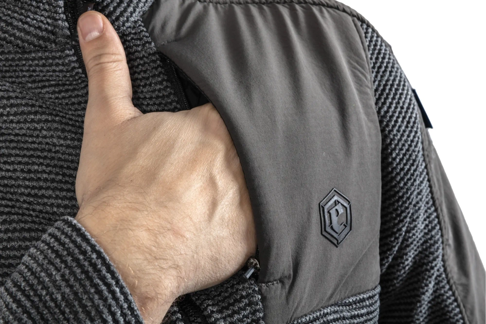 Sudadera Emerson Gear Blue Label Muntjac Gris