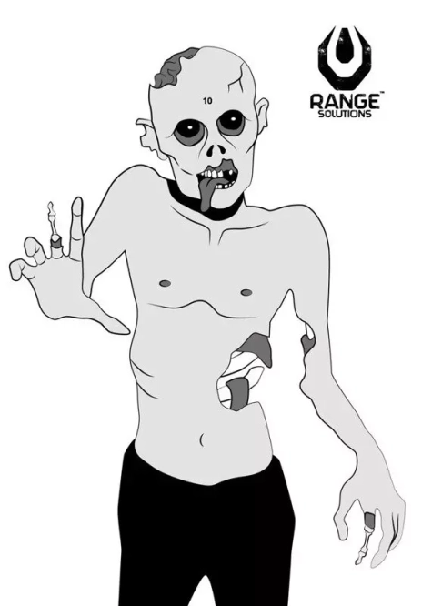 Střelecké štíty pro zombie 50ks