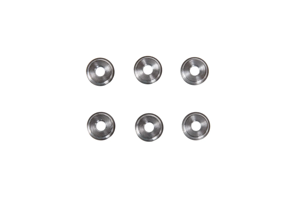 Set of 6 TopMax Inox Low Profile 8mm Slide Bearings