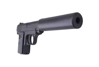 Pistola de airsoft G1A con silenciador
