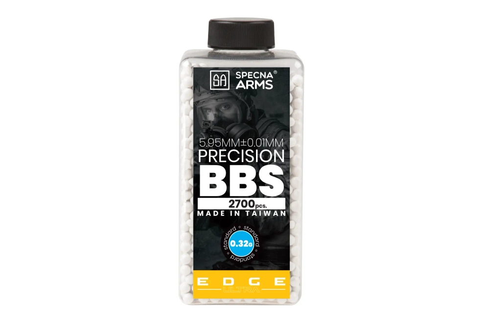 Specna Arms EDGE ULTRA™ 0,32g precisiekogels - 2700 stuks - wit - flacon