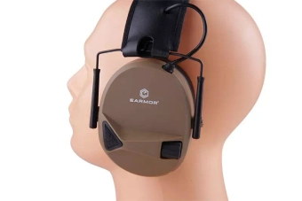 Casque antibruit actif M30 - brun coyote