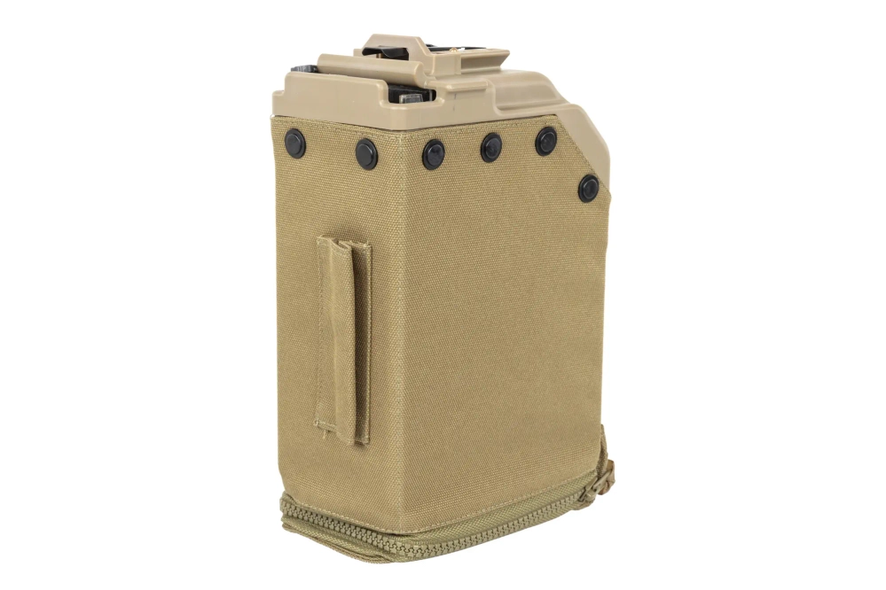Chargeur en boîte 5000 billes Vega Force Company pour MK48 MOD1 Flat Dark Earth