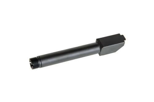 Canon externe 2 Voies Fixes" Non-Recoiling pour répliques Umarex Glock 17 - Noir"