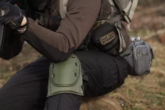 Petite pochette cargo MOLLE - vert olive