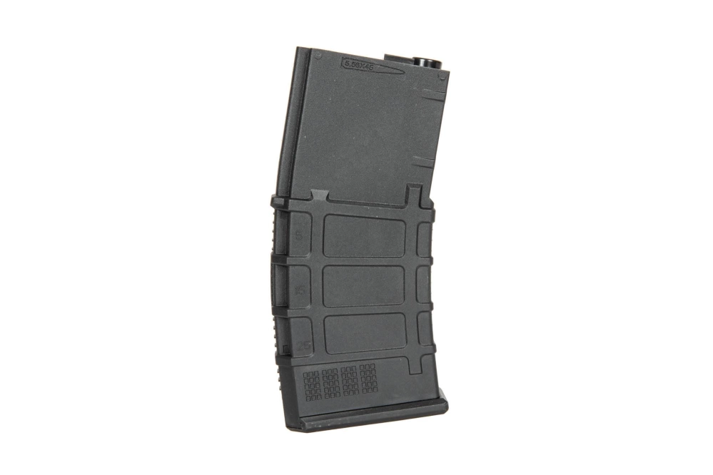 Polimerowy magazynek mid-cap 120 kulek do replik M4/M16 - czarny