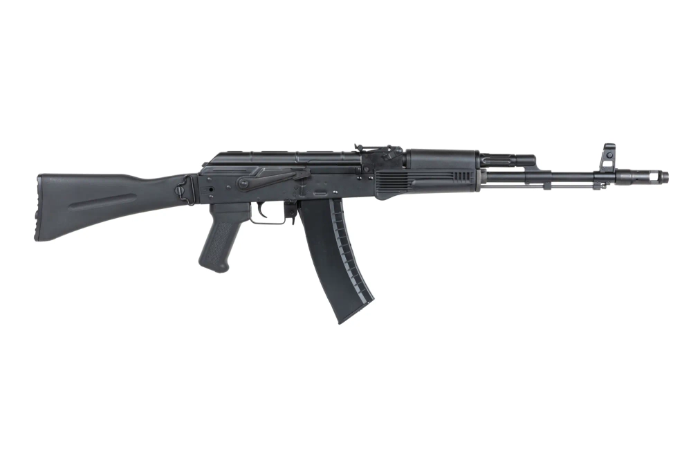 Karabinek ASG ICS Airsoft MAR M ze składaną kolbą Czarny