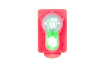Lightbuck Card Button electronic marker - pink (green light)