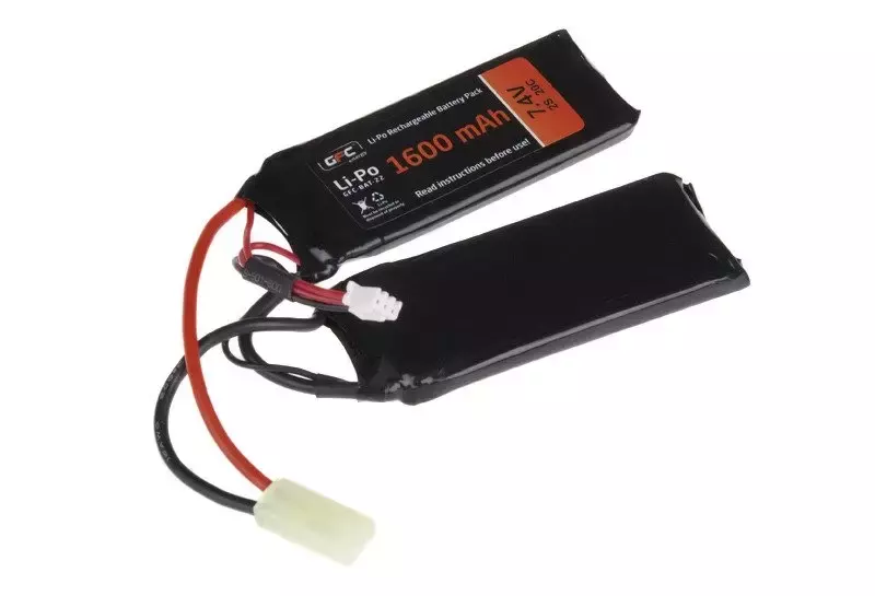 Akumulator LiPo 7,4V 1600mAh 20/40C 2-modułowy