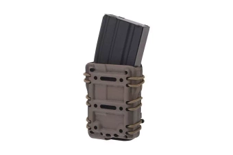 SMC pouzdro pro zásobník 5.56 (verze s přídavnou náplní)(MOLLE) - tmavě zemitá