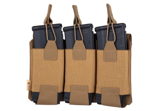  M-Tac Chargeur flexible pour 3 speedloaders Elite Laser Cut Coyote Brown