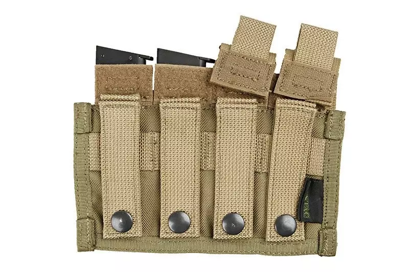 4x pistol mag pouch - khaki