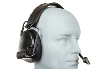 Wosport C5 HD-14-A tactische headset Zwart