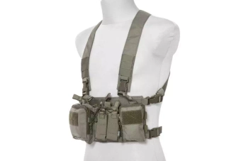 Lehká rychlá vesta Chest rig - zelená Ranger