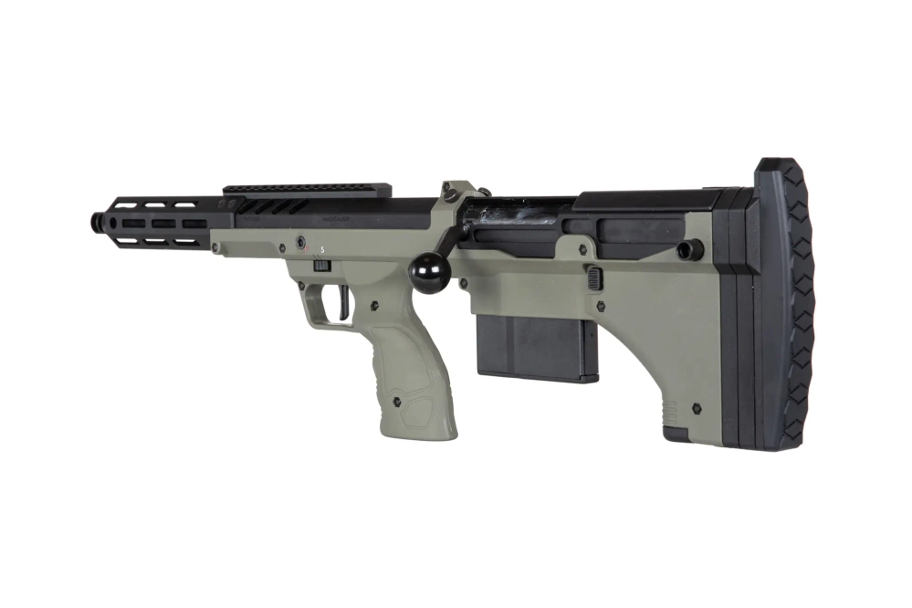 Réplica de sniper Desert Tech SRS-A2/M2 Cored dott 16" (para zurdos) Oliva