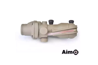 Réplique télescope d'observation ACOG 4X32C (avec éclairage à fibre optique) - tan