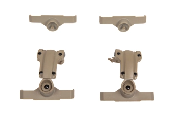 Adapter słuchawek typu MSA Sordin na szyny typu ARC (Typ AMP) - Dark Earth