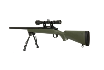 SW-10 Sniper Rifle Replica (with scope and bipod) - olive