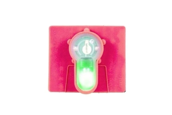 Marcador electrónico Lightbuck V - rosa (luz verde)