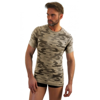 Sesto Senso Thermo Active Moro tričko s krátkým rukávem Světle šedá