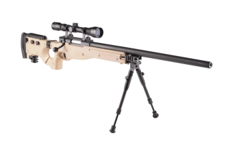 Réplique de fusil de précision MB08D - avec lunette et bipied -tan 