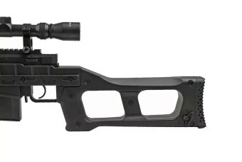Airsoft pušky odstřelovací puška MB4409D - s dalekohledem a dvojnožkou
