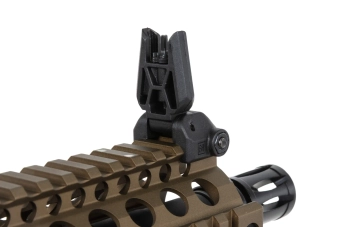 Karabinek ASG Specna Arms Daniel Defense® MK18 SA-P19 Prime™ Aster II ETU z silnikiem bezszczotkowym Single Fire Only Chaos Bronze