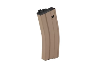 Magazynek gazowy real-cap 30+2 kulki do replik WE M4/SCAR Open Bolt - tan