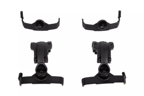 Comtac hoofdtelefoonadapter voor Team Wendy rails (AMP-type) - Zwart