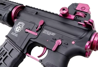 Replika karabinka GR4 G26 - czarna / różowa