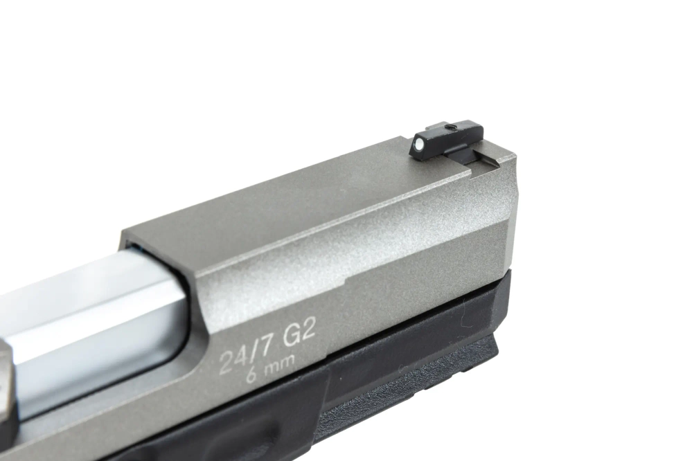 airsoft Cybergun 24/7 G2 Pistolet CO2 Noir et argent