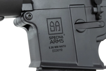 Specna Arms RRA SA-P12 PRIME™ HAL™ ETU Lichte Ops Kolf ASG Karabijn Versie met hoog koppel Zwart