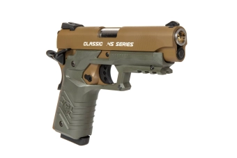 Pistola de airsoft HG-172 - tan/ verde oliva
