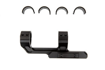 One-piece angled scope mount - Black